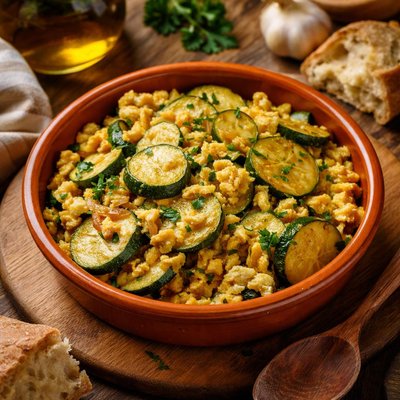 Image of Zarangollo Murciano Stewed Zucchini with Onion