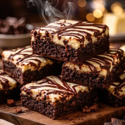 Image of Zebra Brownies