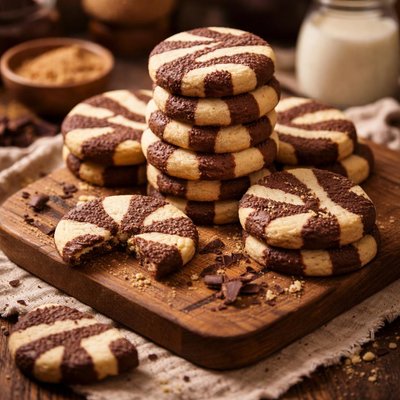 Image of Zebra Icebox Cookies