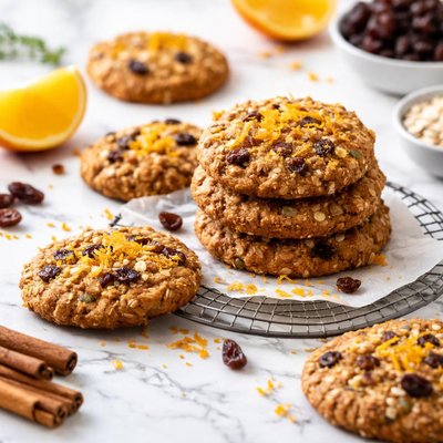 Image of Zesty Oatmeal Raisin Cookies