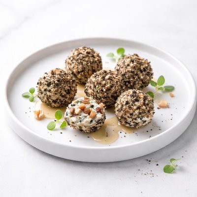 Image of Zesty Peppery Sweet Blue Cheese and Date Spread or Balls