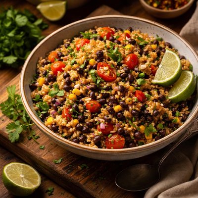 Image of Zesty Rice and Bean Salad