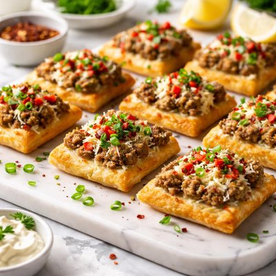 Image of Zesty Sausage Squares Appetizer