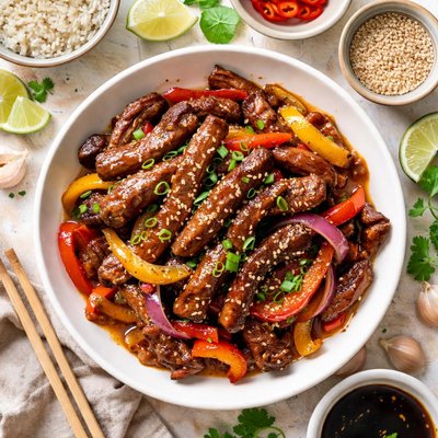 Image of Zesty Stir Fried Beef Strips