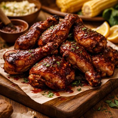 Image of Zesty Sweet Barbecued Picnic Chicken