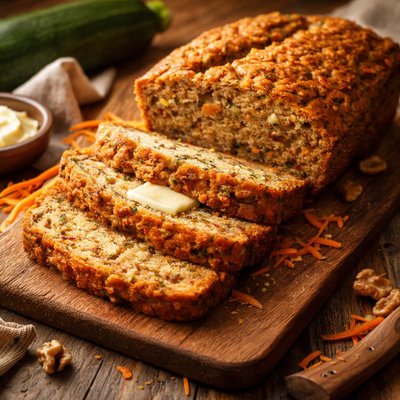 Image of Zesty Zucchini Carrot Bread