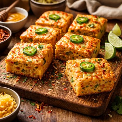 Image of Zingy Chili Cornbread