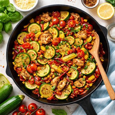 Image of Zippy Zucchini Skillet