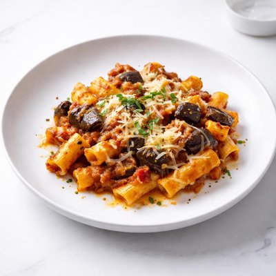 Image of Ziti Al Mulignan Baked Pasta with Eggplant