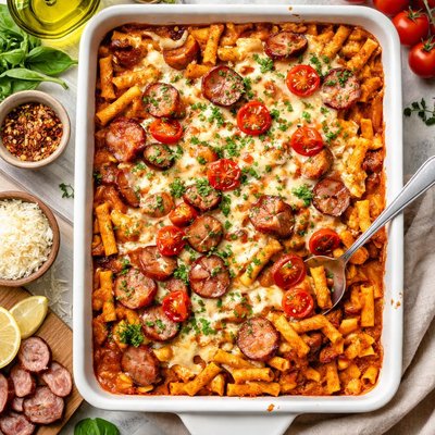Image of Ziti Bake with Kielbasa