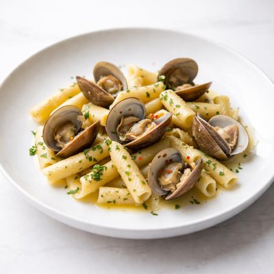 Image of Ziti with Garlic Clam Sauce