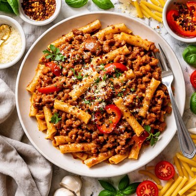 Image of Ziti with Hot Sausage Sauce