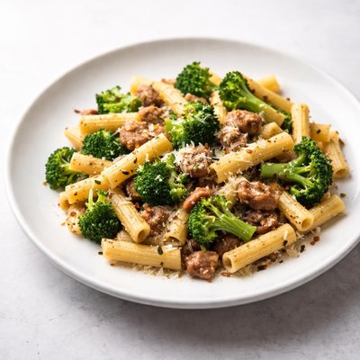 Image of Ziti with Sausage and Broccoli