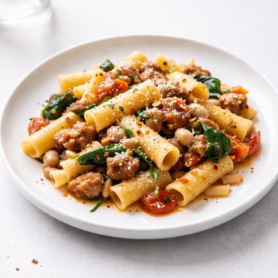 Image of Ziti with Sausage and Cannellini