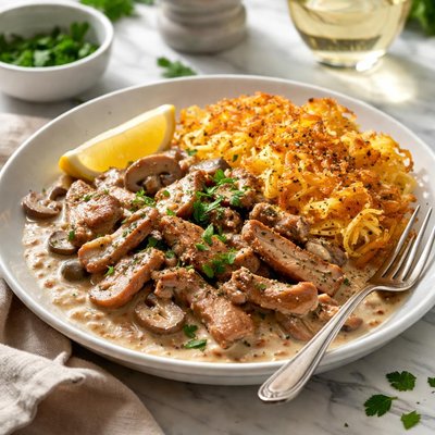 Image of Zrcher Geschnetzeltes Zurich Veal Recipe