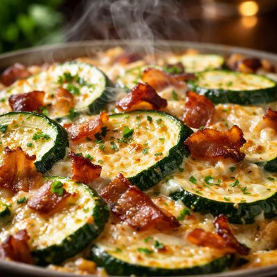 Image of Zucchini and Bacon Bake
