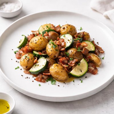Image of Zucchini and Bacon Potatoes