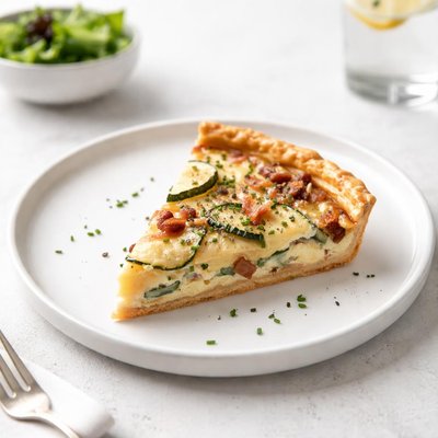 Image of Zucchini and Bacon Quiche