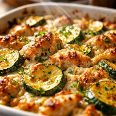 Image of Zucchini and Chicken Casserole