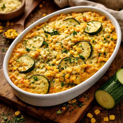 Image of Zucchini and Corn Casserole