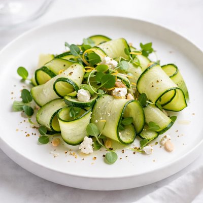 Image of Zucchini and Cucumber Salad