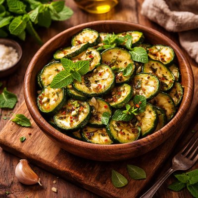 Image of Zucchini and Fresh Mint