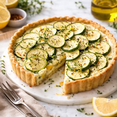 Image of Zucchini and Lemon Pie