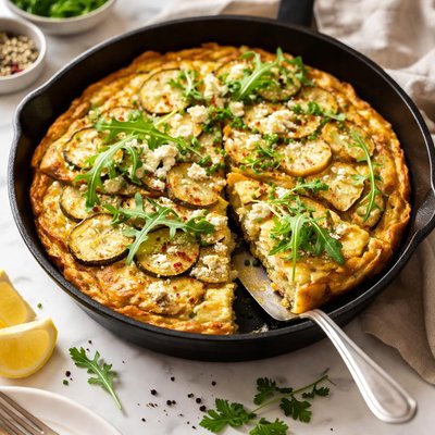 Image of Zucchini and Potato Frittata