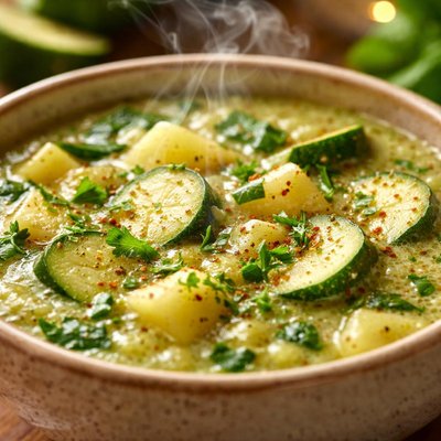 Image of Zucchini and Potato Soup