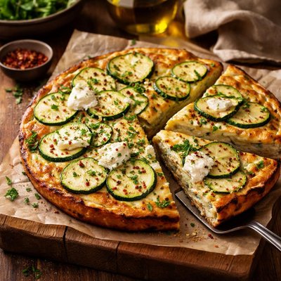 Image of Zucchini and Ricotta Frittata