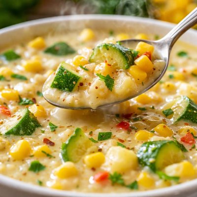 Image of Zucchini and Sweet Corn Chowder