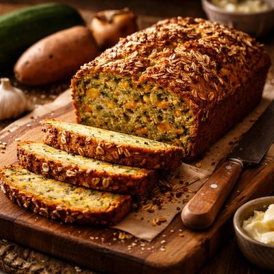 Image of Zucchini and Sweet Potato Loaf