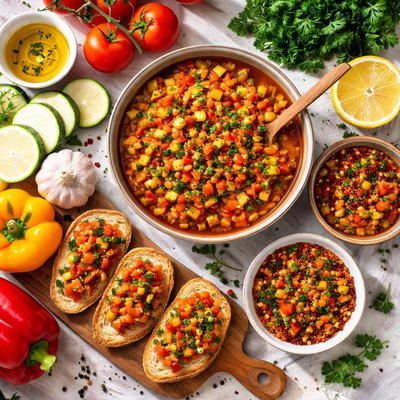 Image of Zucchini and Tomato Caviar