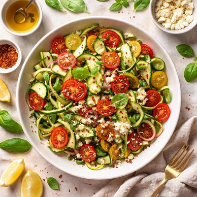 Image of Zucchini and Tomato Salad
