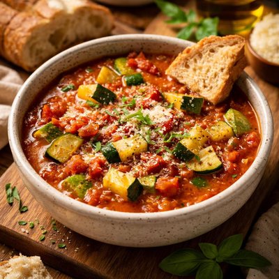 Image of Zucchini and Tomato Soup