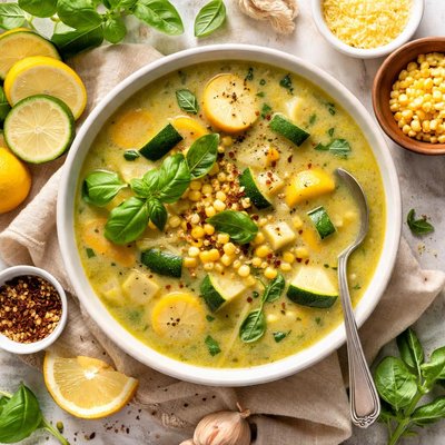 Image of Zucchini and Yellow Squash Soup