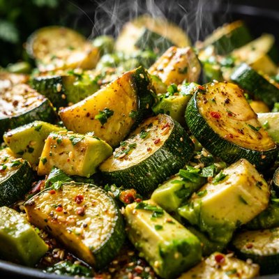 Image of Zucchini Avocado Saute