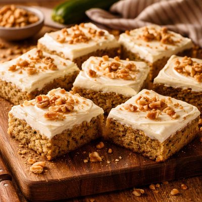 Image of Zucchini Bars with Cream Cheese Frosting