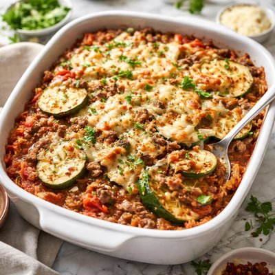 Image of Zucchini Beef Casserole