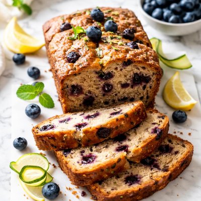 Image of Zucchini Blueberry Bread