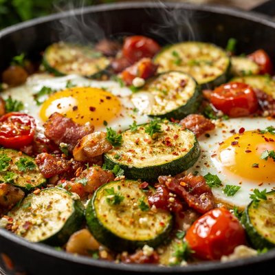 Image of Zucchini Breakfast Skillet