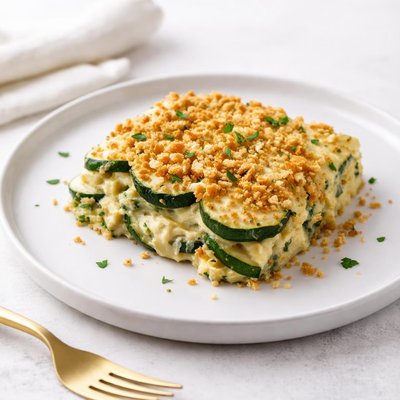 Image of Zucchini Casserole Cracker Crumbs
