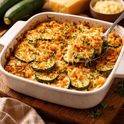Image of Zucchini Cheddar Casserole
