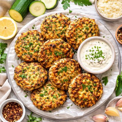 Image of Zucchini Cheese Patties