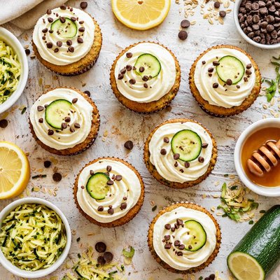 Image of Zucchini Chip Cupcakes