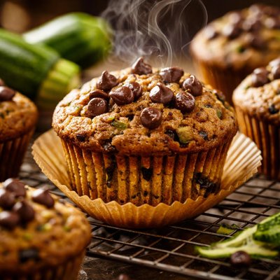 Image of Zucchini Chocolate Chip Cupcakes