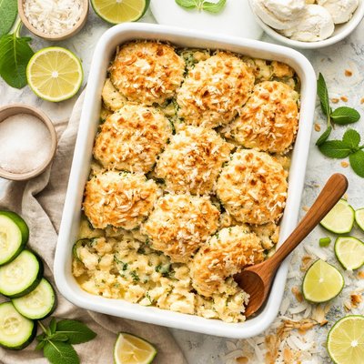 Image of Zucchini Coconut Cobbler