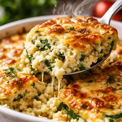 Image of Zucchini Cottage Cheese Casserole