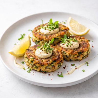 Image of Zucchini Crab Less Crabcakes