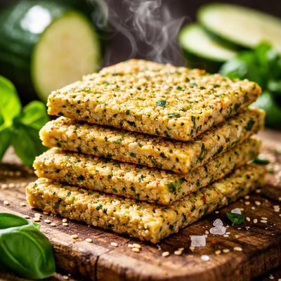 Image of Whole30 Zucchini Crackers
